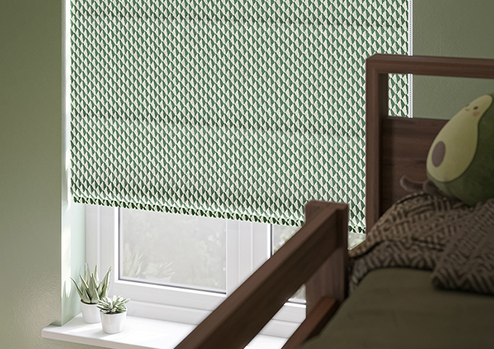 Jaipur, Bottle Green - Roman Blind - Image 5